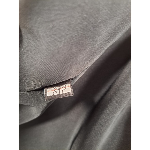 Silver Point Authentic Original Men's Polyester Button-Up Shirt Black with Fire - Picture 8 of 8